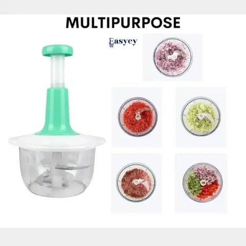 Hand Press Food Chopper-Manual Vegetable Chopper