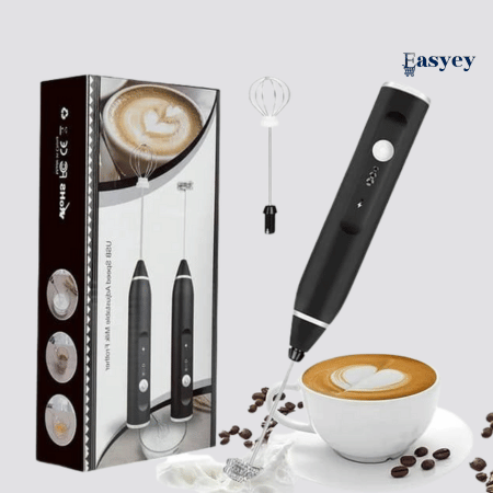 Rechargeable Coffee Beater – Café-Style Foam at Home.