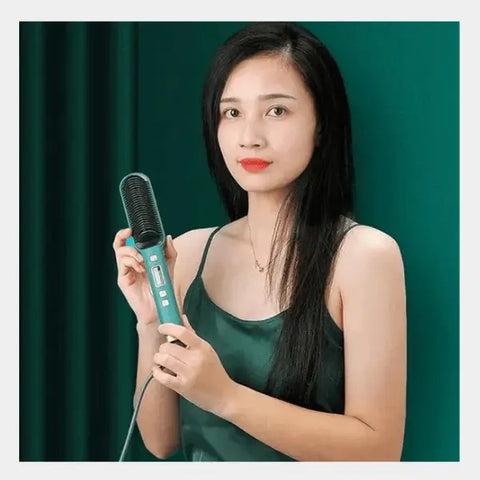 Hair Straightening Comb – Smooth, Shiny & Frizz-Free Hair