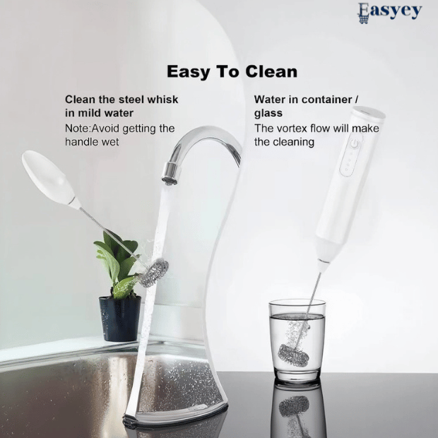 Rechargeable Coffee Beater – Café-Style Foam at Home.