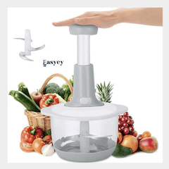 Hand Press Food Chopper-Manual Vegetable Chopper
